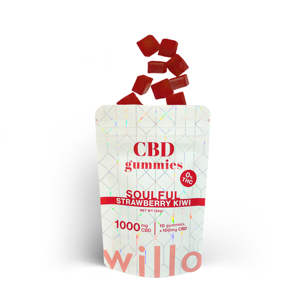 1000mg CBD Strawberry-Kiwi Gummies