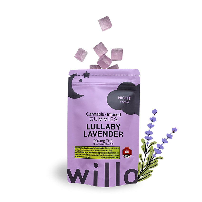 200mg THC Lullaby Lavender (Night) Gummies