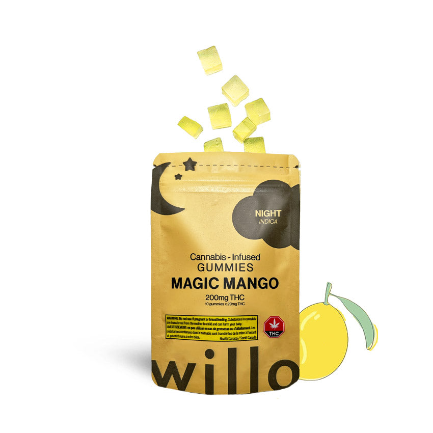200mg THC Magic Mango (Night) Gummies