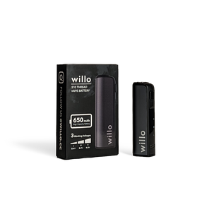 510 Thread Vape Battery Unit (Rechargeable) Willo Store 510 Thread Vape Battery Unit (Rechargeable) Willo Store
